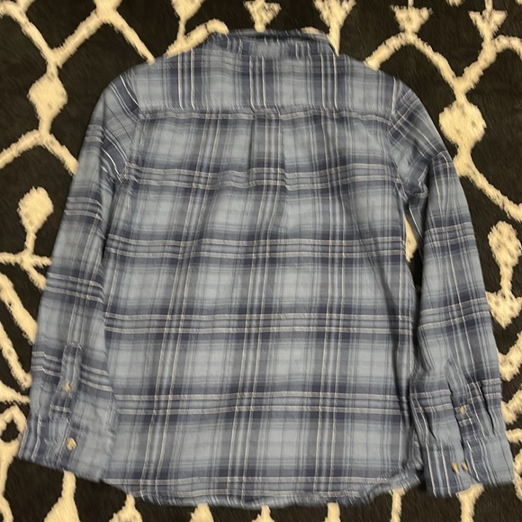 Real work kids flannel shirt size large 14/16 - Picture 6 of 6